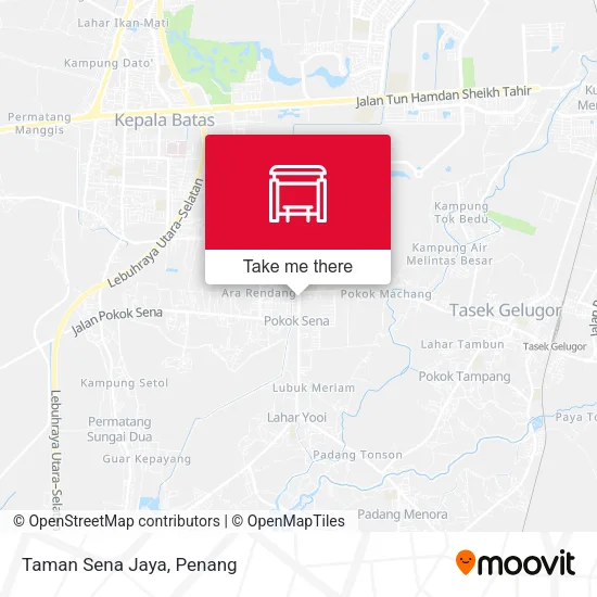 Taman Sena Jaya map