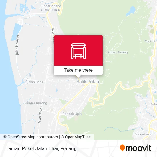 Taman Poket Jalan Chai map