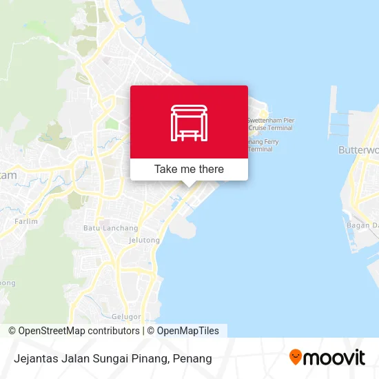 Jejantas Jalan Sungai Pinang map