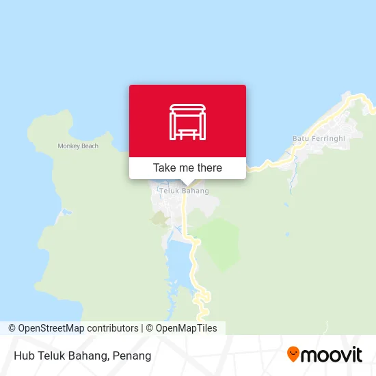 Hub Teluk Bahang map