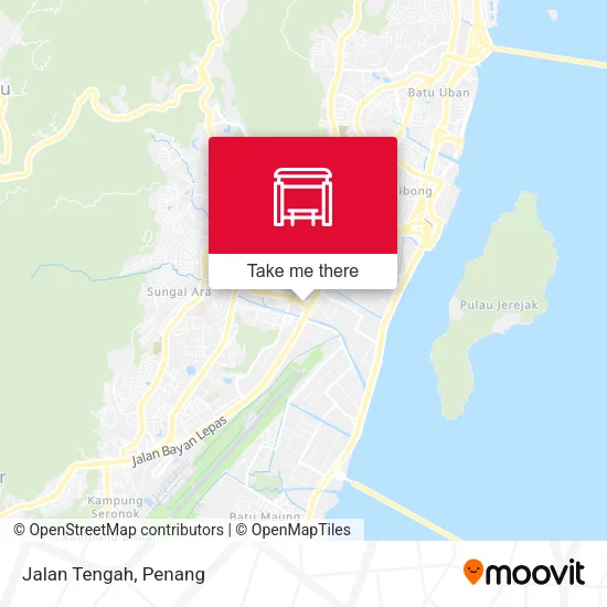 Jalan Tengah map