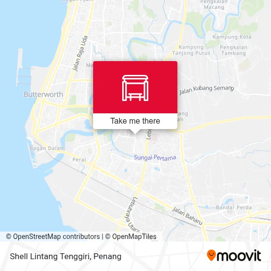 Shell Lintang Tenggiri map