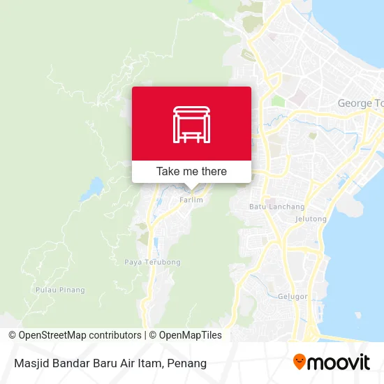 Masjid Bandar Baru Air Itam map