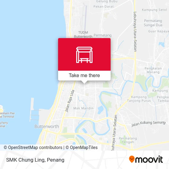 SMK Chung Ling map