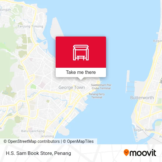H.S. Sam Book Store map