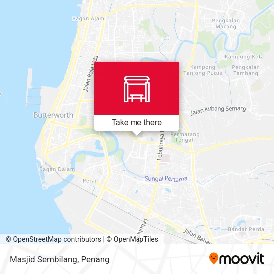 Masjid Sembilang map
