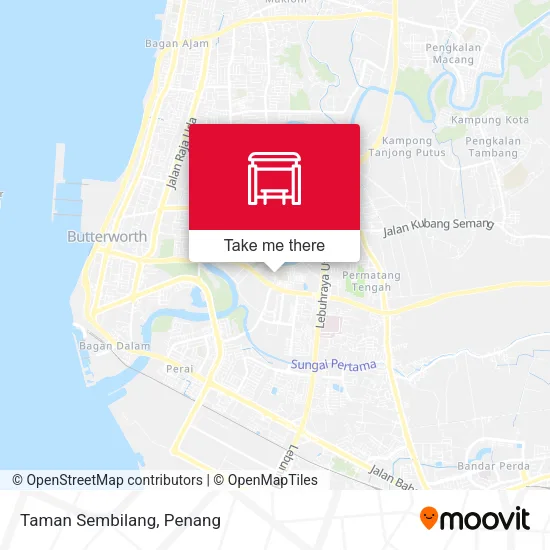 Taman Sembilang map