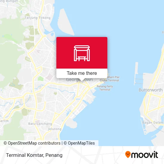 Terminal Komtar map