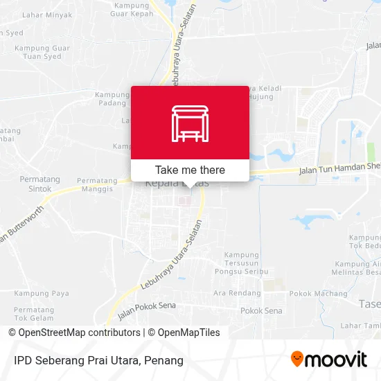 IPD Seberang Prai Utara map