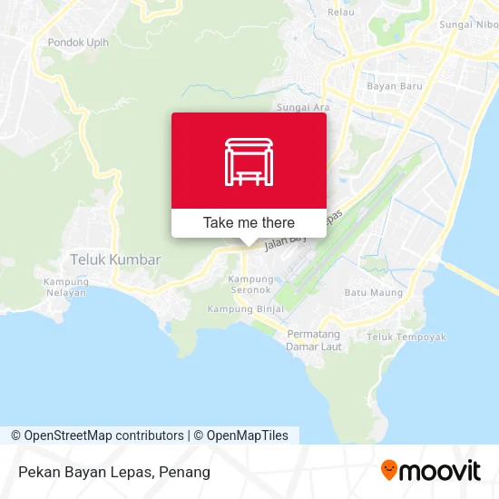 Pekan Bayan Lepas map