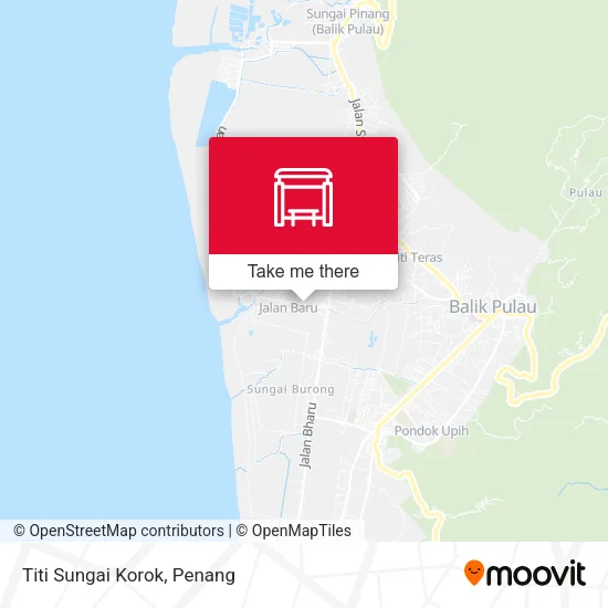 Titi Sungai Korok map