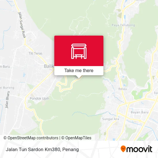 Jalan Tun Sardon Km380 map