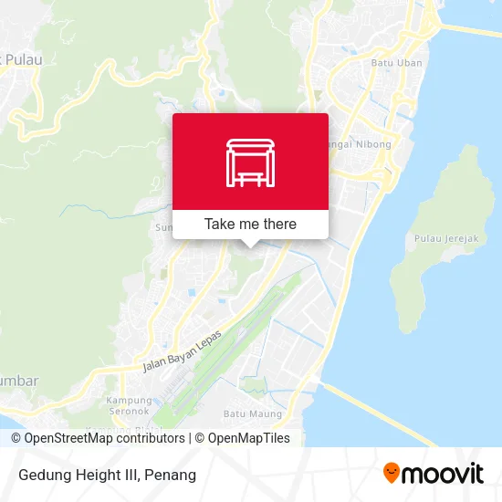 Gedung Height III map