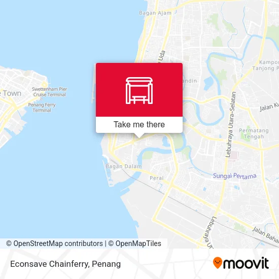 Econsave Chainferry map