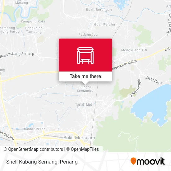 Shell Kubang Semang map