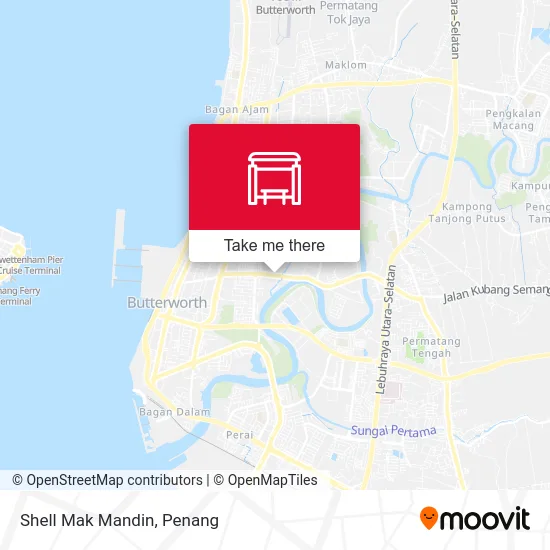 Shell Mak Mandin map