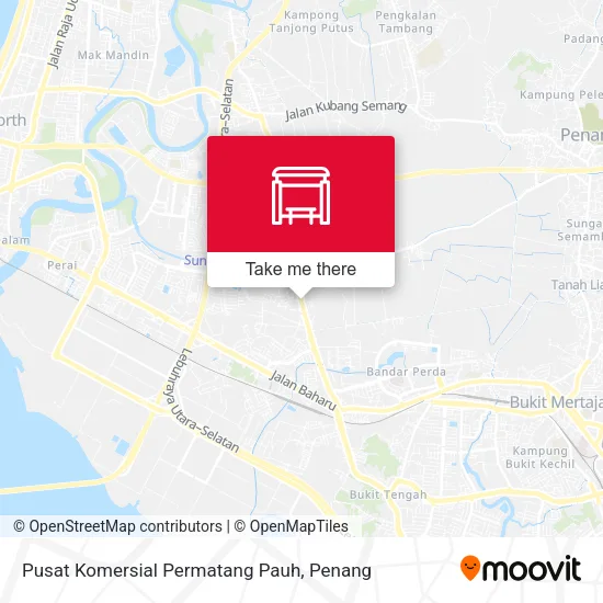 Pusat Komersial Permatang Pauh map