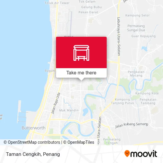 Taman Cengkih map