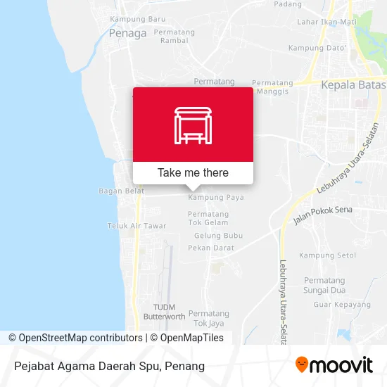 Pejabat Agama Daerah Spu map
