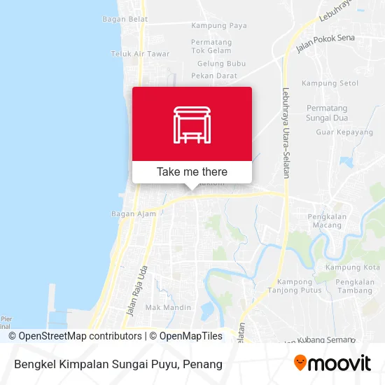 Bengkel Kimpalan Sungai Puyu map