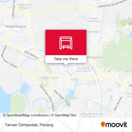 Taman Cempedak map