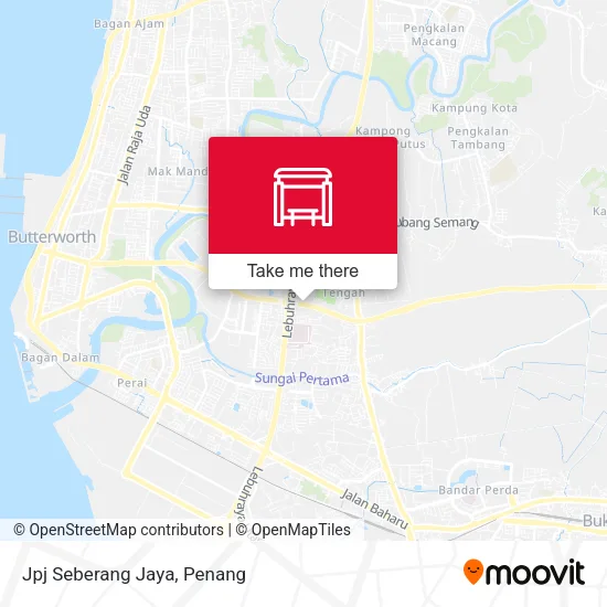 Jpj Seberang Jaya map