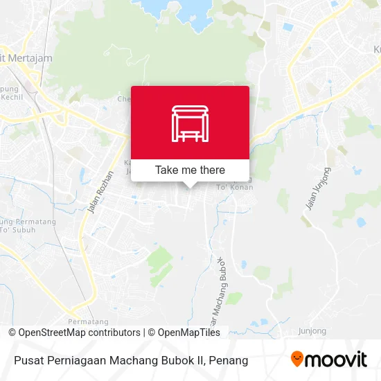 Pusat Perniagaan Machang Bubok II map