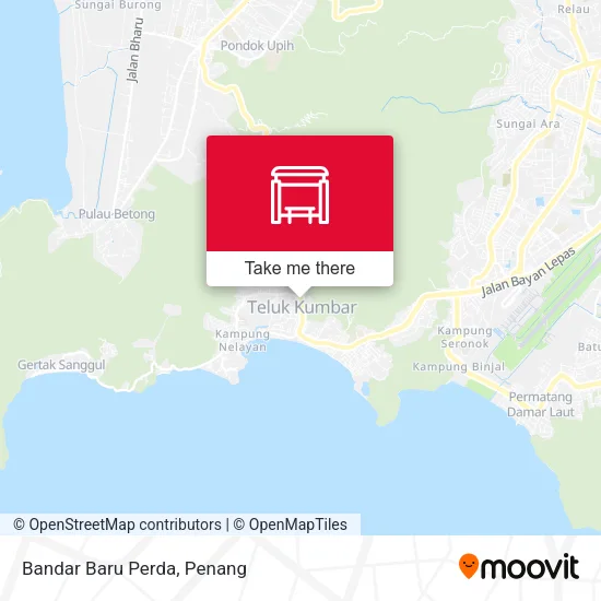 Bandar Baru Perda map