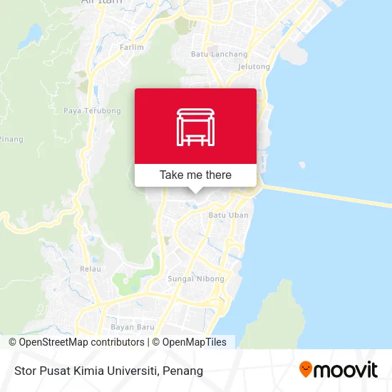 Stor Pusat Kimia Universiti map