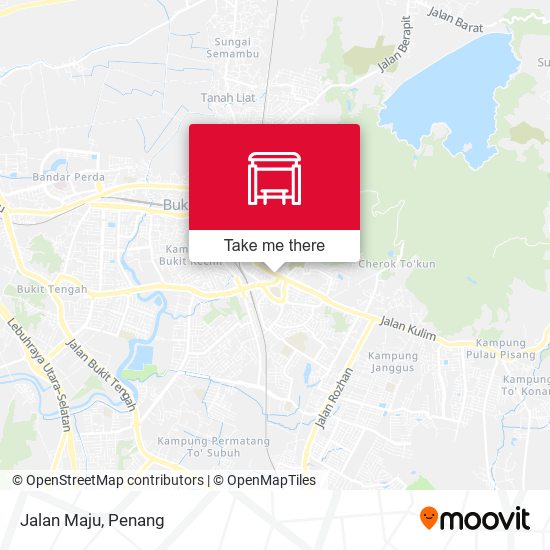 Jalan Maju map