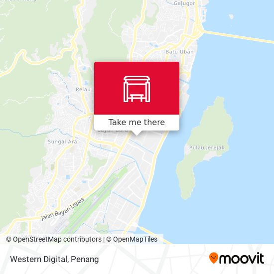 Western Digital map