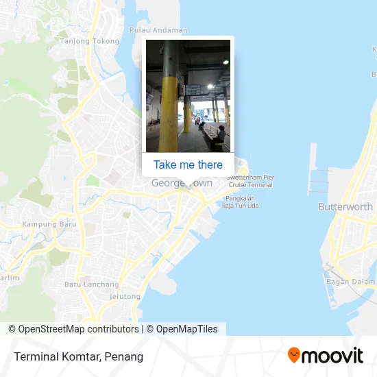 Terminal Komtar map