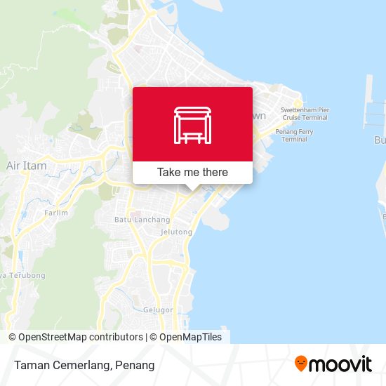 Taman Cemerlang map