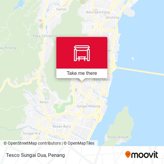 Peta Tesco Sungai Dua