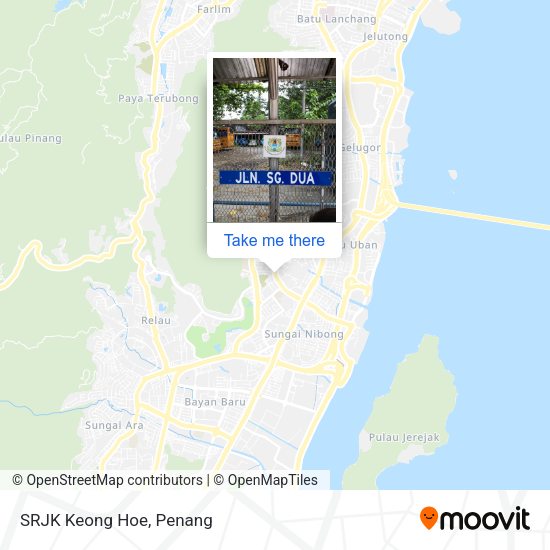 SRJK Keong Hoe map