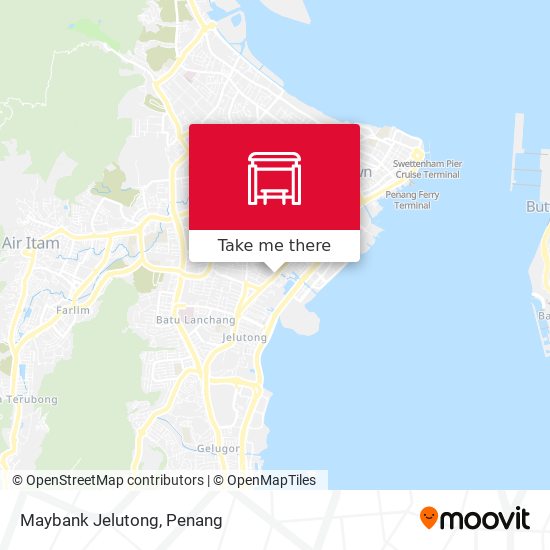 Maybank Jelutong map