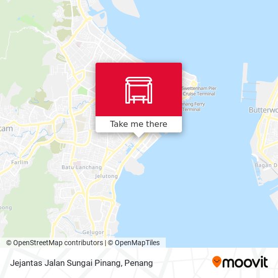 Jejantas Jalan Sungai Pinang map