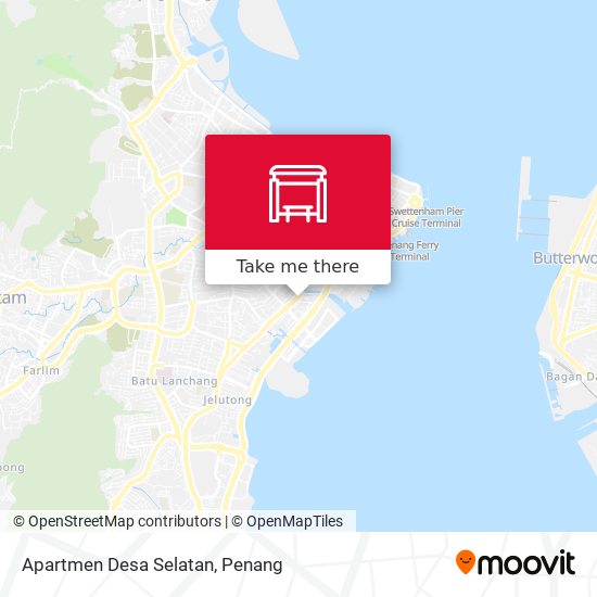 Peta Apartmen Desa Selatan