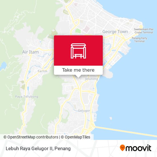Peta Lebuh Raya Gelugor II