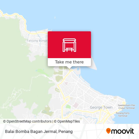 Balai Bomba Bagan Jermal map