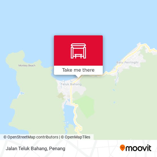 Peta Jalan Teluk Bahang