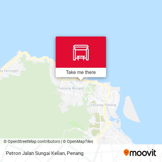 Petron Jalan Sungai Kelian map