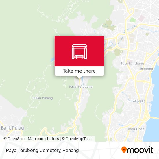 Peta Paya Terubong Cemetery