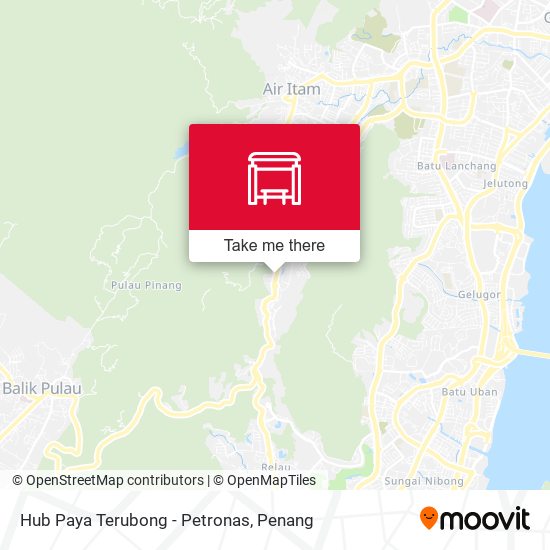 Hub Paya Terubong - Petronas map