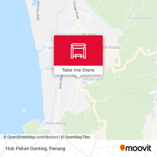 Peta Hub Pekan Genting