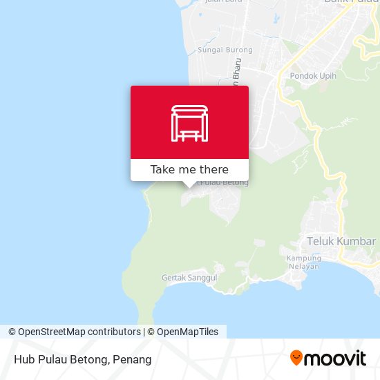 Peta Hub Pulau Betong