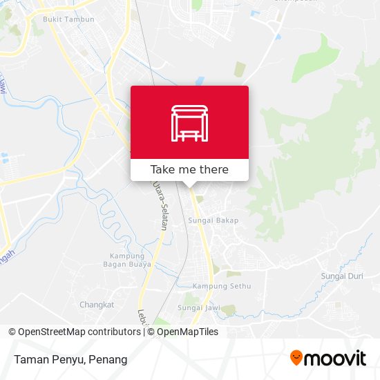 Taman Penyu map