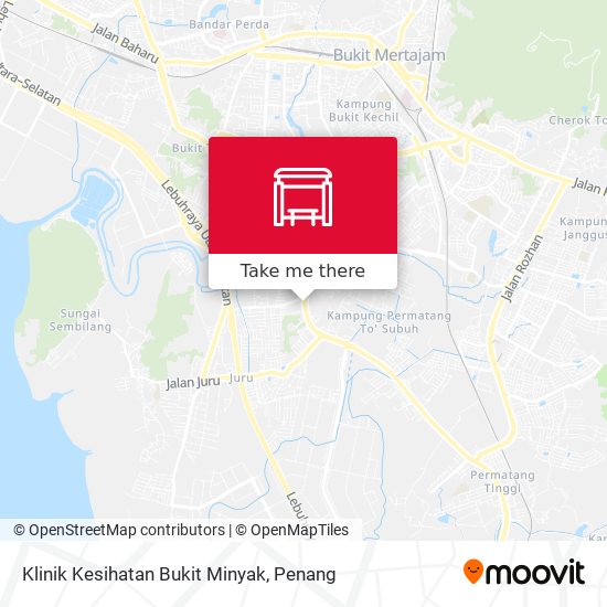 Klinik Kesihatan Bukit Minyak map