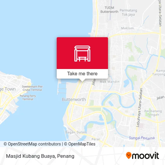 Masjid Kubang Buaya map