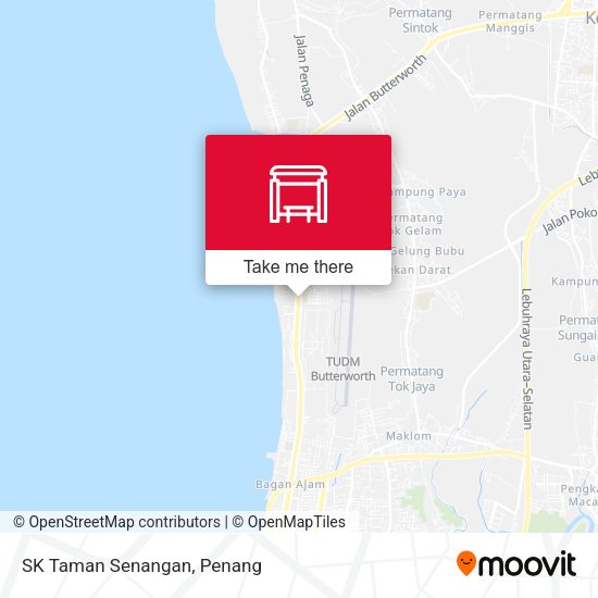 Peta SK Taman Senangan